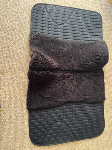 Lemieux black merino wool half - merino,