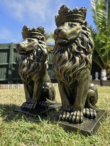 Pair large stone garden - stone,