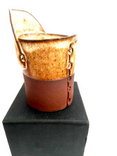 British Studio Art Pottery vase with makers mark