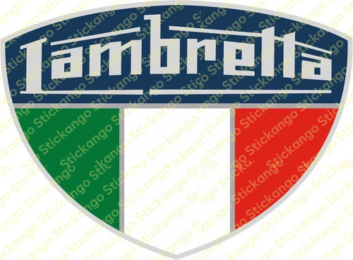 Lambretta cycles sticker - cycles, 80mm