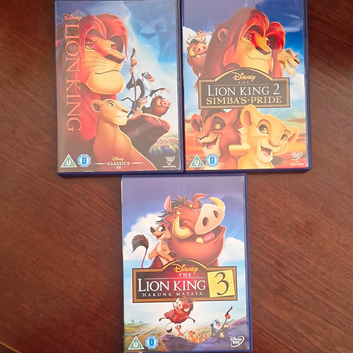 Walt disney lion - 1-3, dvd