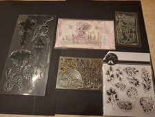Various Clear Stamp Sets Craft Cardmaking etc. Some Used, Some New-See Photos
