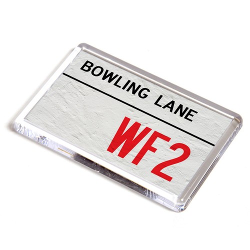 Fridge magnet bowling lane - fridge,