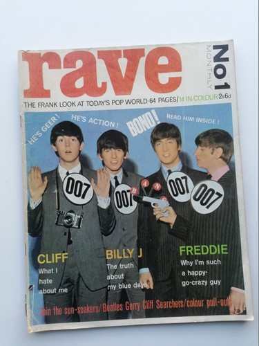 Rave magazine 1st issue 1964 - rave,