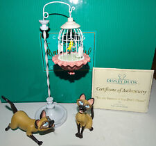 WDCC SI & AM - Lady & The Tramp Duos Villains 2002 Disney Classics Collection 🖤