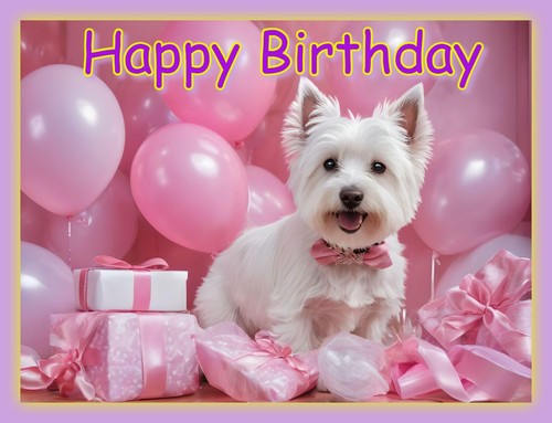West highland terrier birthday - west,