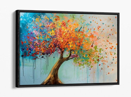 Multi colour tree splash - multi,