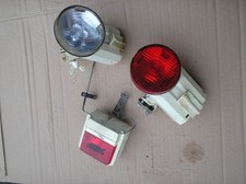 Ever Ready bicycle bike 80s night rider front rear stop lights x3 USED UNTESTED