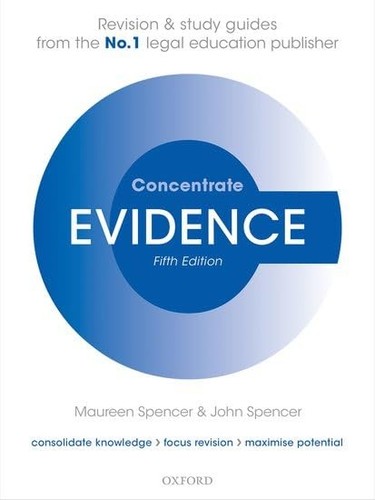 Evidence concentrate law - concentrate:,