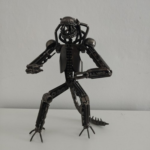 Handmade steampunk alien metal - steampunk,