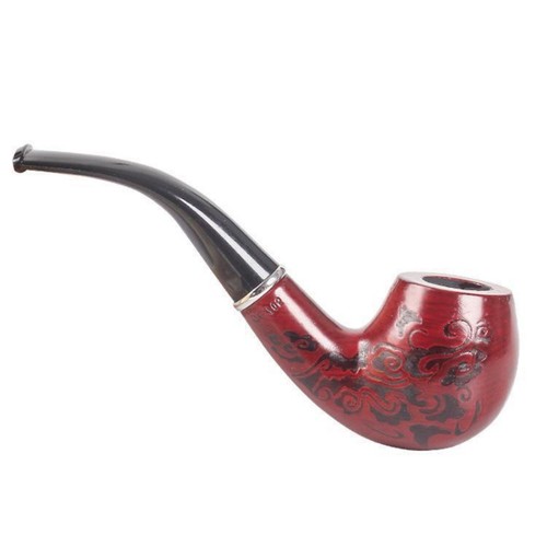 Vintage wooden smoking pipe - wooden,