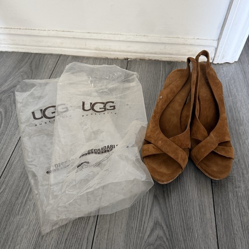 Tan suede ugg wedge - ugg, uk
