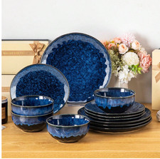 Dinnerware Set, Blue, Dinner