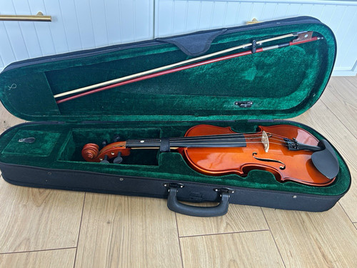 Vintage violin with case and - vintage,