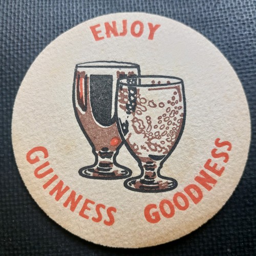Guinness beer mat cat - beer, no