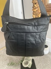 Clarks Black Leather Shoulder