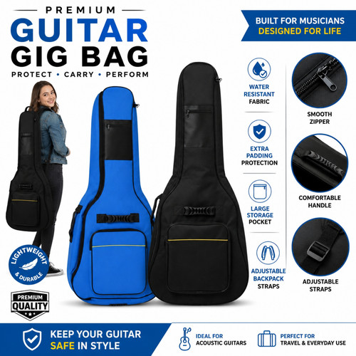Guitar back bag - guitar,
