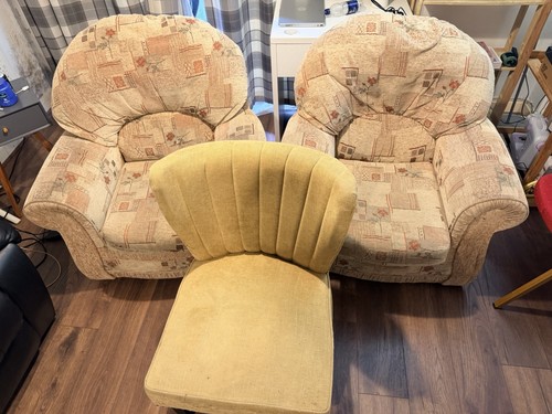 Pair beige geometric - pair, fabric