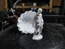 American paratrooper WW2 7.8 in tall 3D Printed model kits DIY