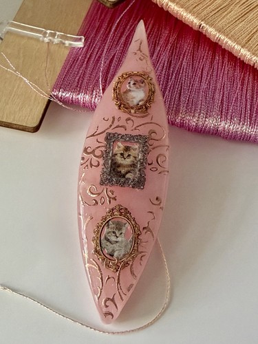 Hand decorated custom - , tatting