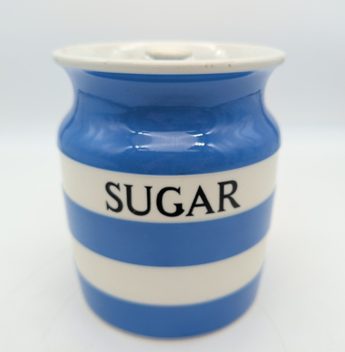 Green cornishware sugar - green,