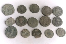LOT OF 15 ANCIENT ROMAN &