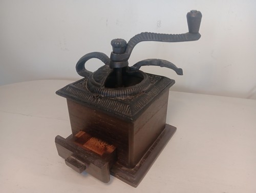Cast iron coffee grinder - coffee,