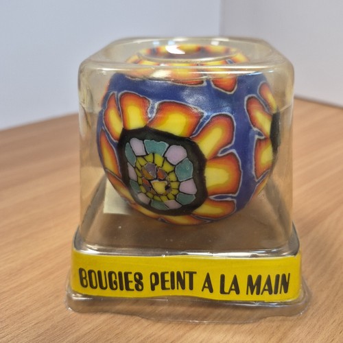 Millefiori glowing candle - candle, orb