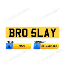 PRIVATE NUMBER PLATES -
