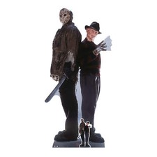 Freddy vs Jason Official Lifesize Double Cardboard Cutout with FREE Mini Standup