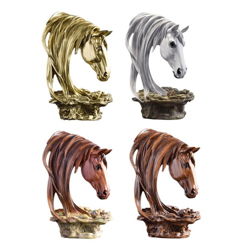 Horse head statue - statue, decorative