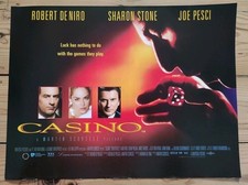 Casino Original Cinema Mini Quad Film Poster - Robert De Niro, Martin Scorsese