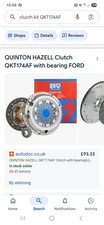 QH Clutch Kit QKT174AF suits Ford Escort Fiesta Orion