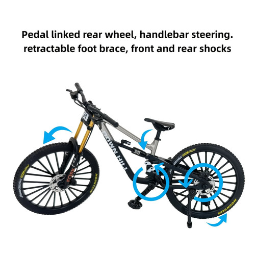 Metal mountain bike model - metal,