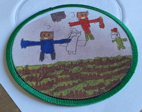 Personalised 10cm sew patch - personalised,