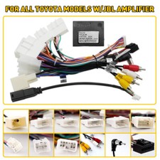 For Toyota Car Stereo Radio Power Harness Cable Wire Adapter For JBL AMP 16Pin