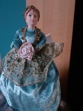 CHRISTMAS TREE FAIRY DOLL TEAL