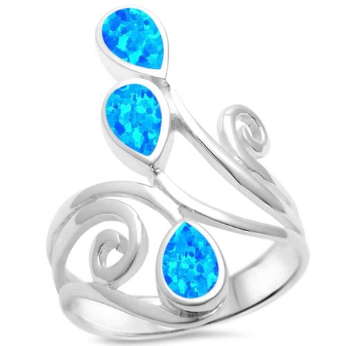 Blue opal wrap - opal, around