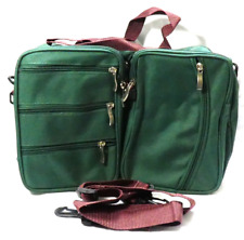Green Multi-Pocket Multi-Zip Adjustable/Detachable Strap Multi-Purpose BAG