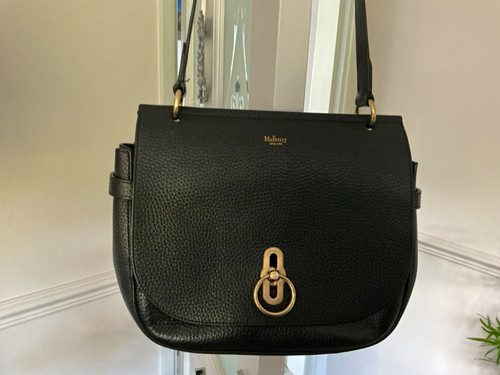 Mulberry amberley medium black - mulberry,