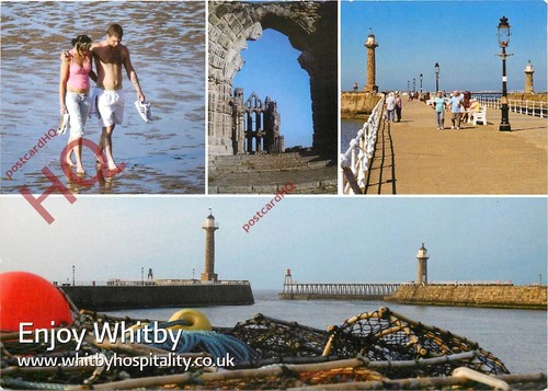 Picture postcard enjoy whitby - postcard:,