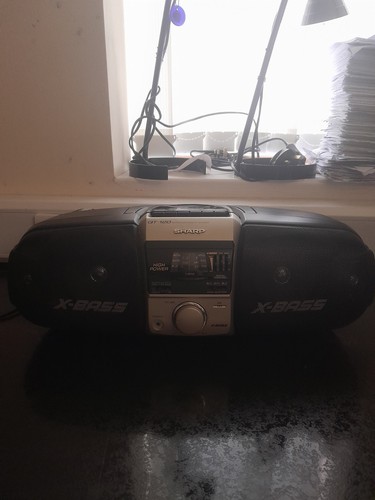Sharp 120 stereo - qt-120, radio