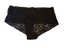 Tu Size 18 Black Lace Knickers Underwear 3 Pack NEW