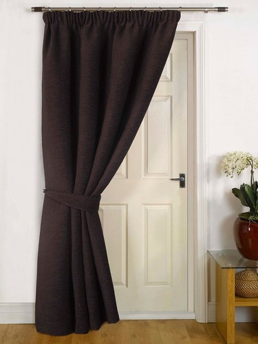 Chenille snug thermal door - snug,