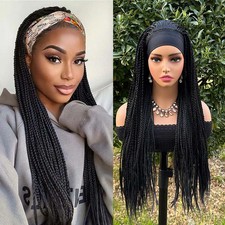 Long Headband Box Braid Hair