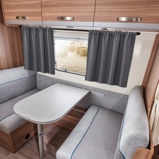 Pair Blackout Short Curtains