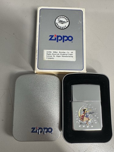 Zippo 1996 miller lady - zippo, on