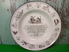 Owl And The Pussy Cat Edward Lear Artwork on Enamel Bowl Royal Academy Of Arts