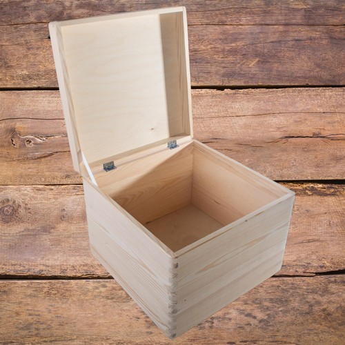 Square deep wooden - square, box