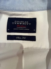 CHARLES TYRWHITT white oxford shirt medium